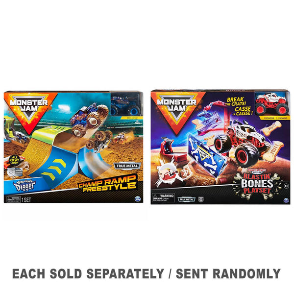 Monster Jam 1:64 Stunt-Spielset (1 Stk. zufälliger Stil)