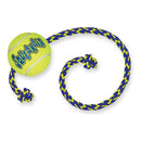 Kong Airdog Squeaker Ball with Rope (Medium)
