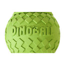 Gigwi Dinoball Triceratops Push to Mute Dog Toy  (Green)
