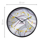 NeXtime Koi Wall Clock 30cm (Grey)