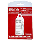 Aviationtag Piper PA28 (White)