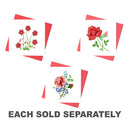 Red Quilled Greeting Card (15x15cm)