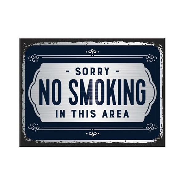 Nostalgic-Art Sorry No Smoking Magnet (6x8cm)