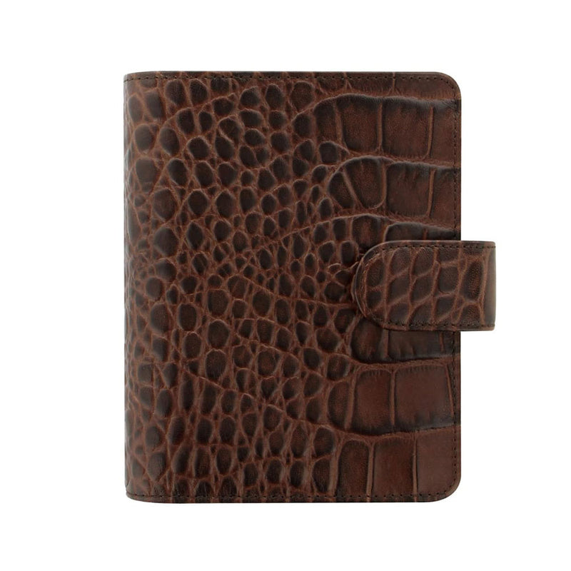 Filofax Classic Pocket Croc Organizer