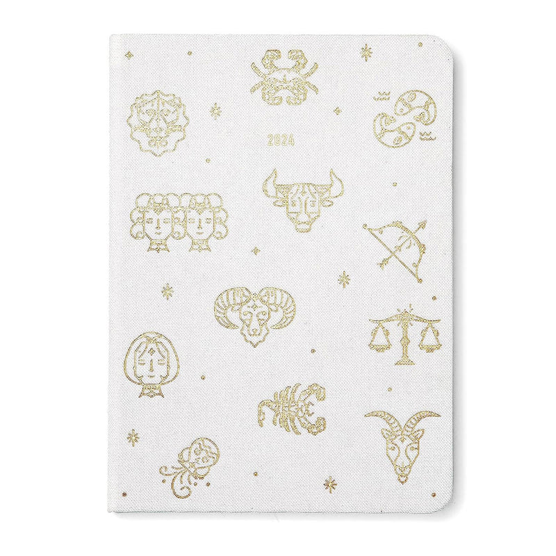 Letts 2024 Zodiac A6 Week, um Tagebuch zu sehen