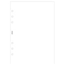 Filofax A5 Organiser Refill (White)
