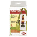 Purse Rack with Bamboo Accents