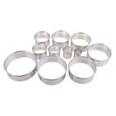 Daily Bake Round Plain Cutters in Tin (Set of 11)
