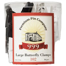 Premium Pin Company Large Butterfly Clamps