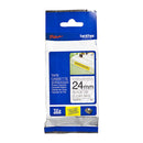 Bruder Strong Adhäsive Schwarz auf klarem Kennzeichnungsband