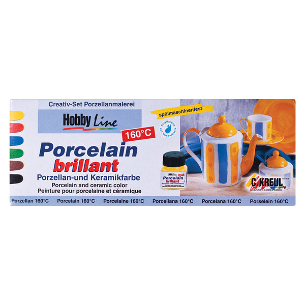 Porcelain Paint 20mL 6pcs