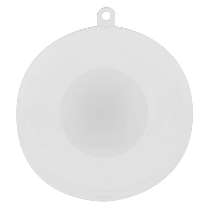 Plastic Ball with Cut Out Opening 80mm 10pcs
