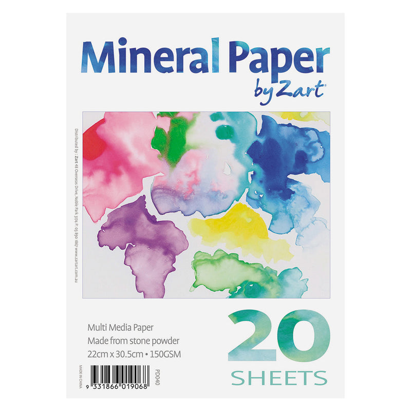 Mineral Paper Pad 150gsm A4 20pk