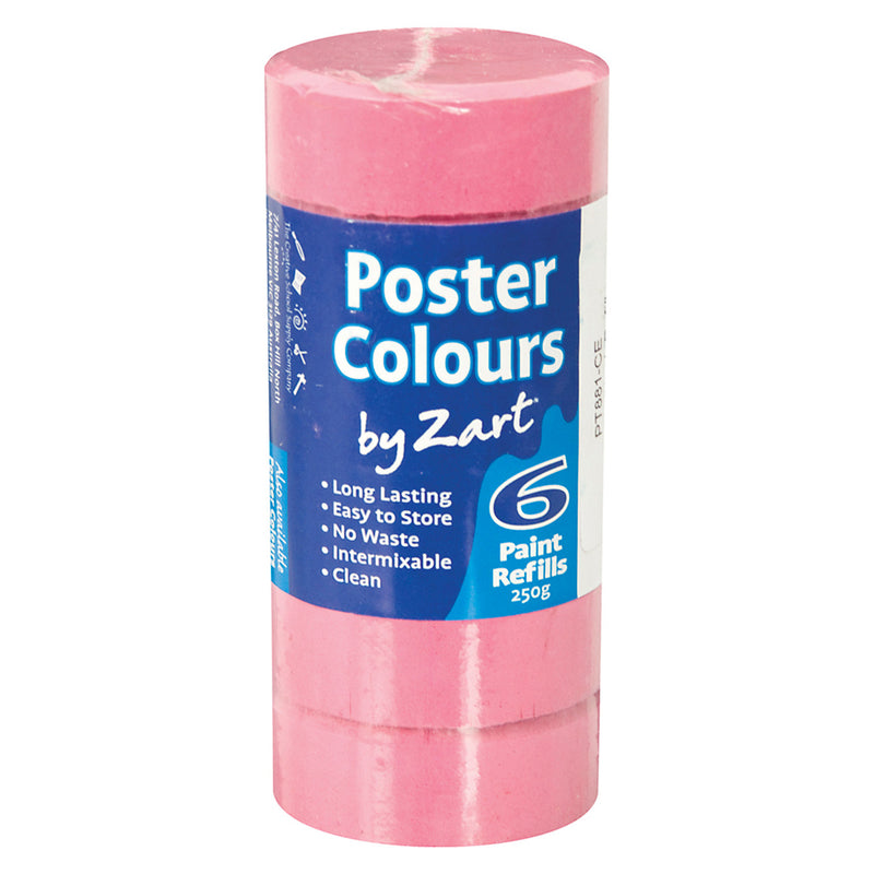 Zart Poster Colours Refill 6pcs