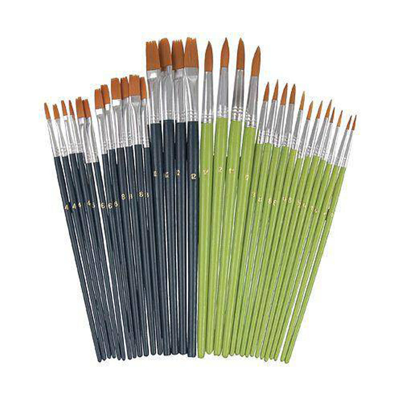 Bulk Taklon Brush Set 32pk