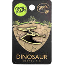 Dinosaur Skeleton Glow Enamel Pin
