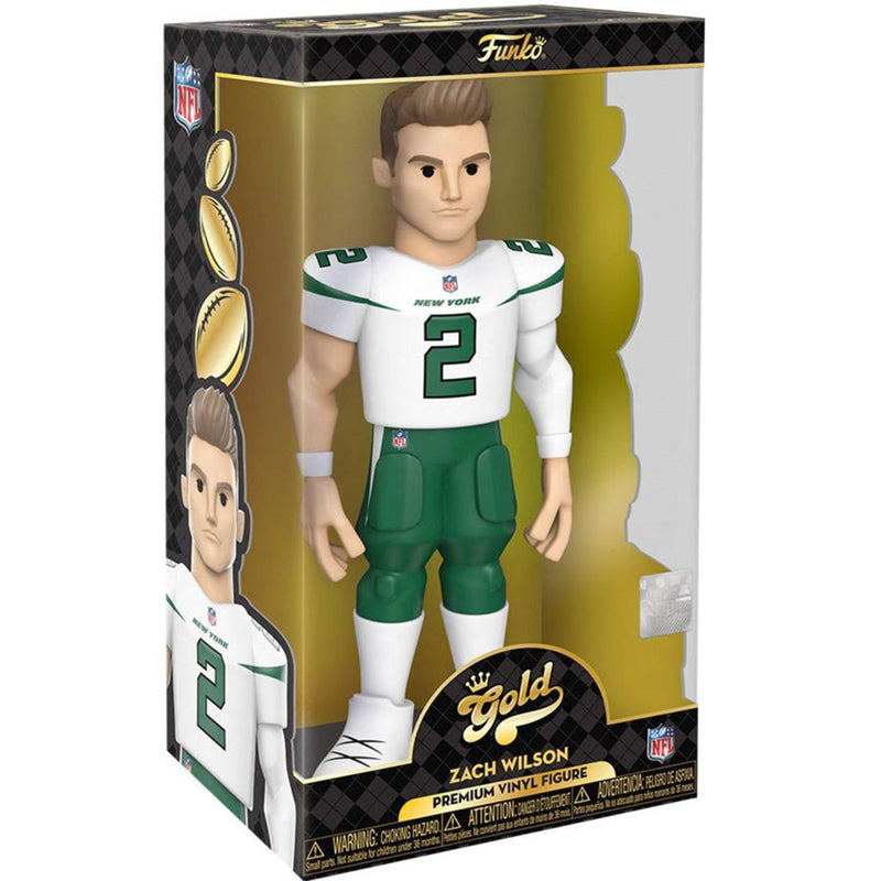 NFL: NY Jets Zach Wilson Vinyl Gold Chase versendet 1 in 6