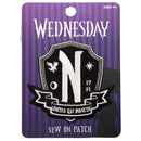 Wednesday Nevermore School Logo Patch