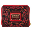 One Piece Luffy Compass Zip Around Wallet