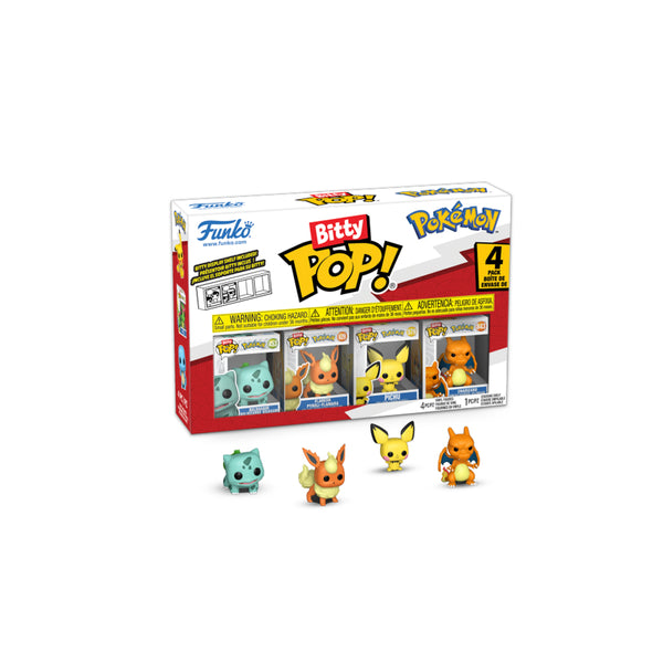 Pokemon Bulbasaur Bitty Pop! 4-Pack