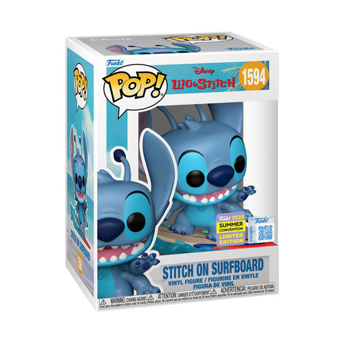 Lilo & Stitch Stitch on Surfboard SDCC 2025 Pop! Vinyl