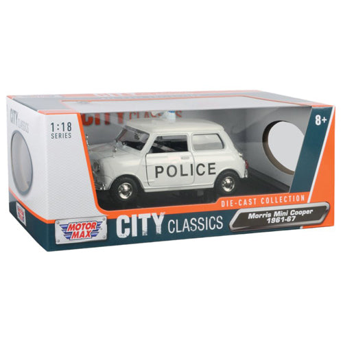 Mini Cooper Collection Morris Mini Cooper Police Car 1:18