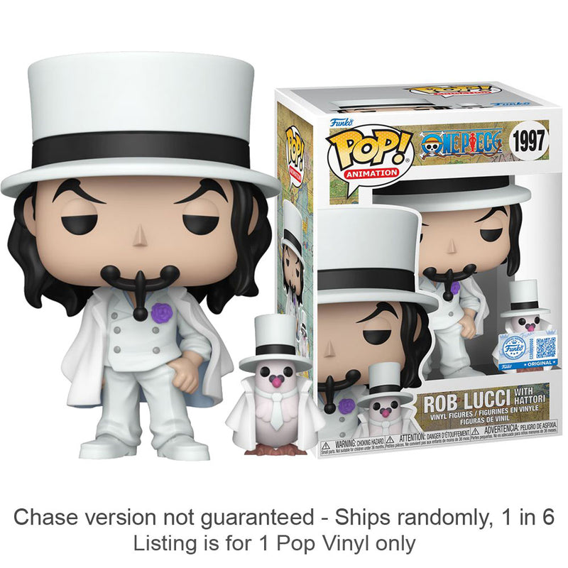 One Piece Rob Lucci Pop! Vinyl Chase Ships 1 in 6
