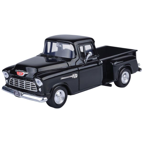 Timeless Legends 1955 Chevy Stepside [Black] 1:24 Diecast