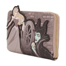 Sleeping Beauty Spinning Wheel Zip Around Wallet