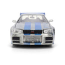 Fast & Furious Brian's 2002 Nissan Skyline GT-R BNR34 1:24