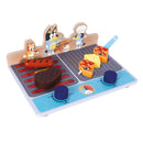 Bluey Wooden Tabletop BBQ Set