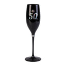 Black Luxe Birthday Champagne Flute