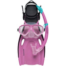 Dolphin Junior Silitex Mask, Snorkel & Fin Set (Pink)