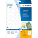Herma Round Removable Labels 25pc (White)