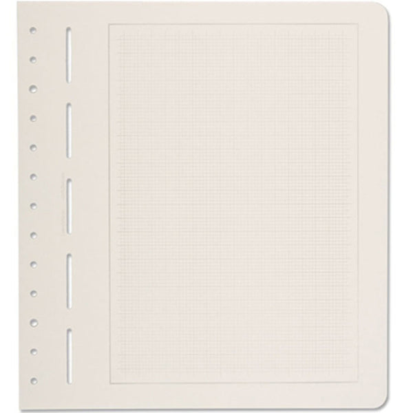 Leuchtturm Primus A Blank Grid Album Pages 50pk (Light Grey)