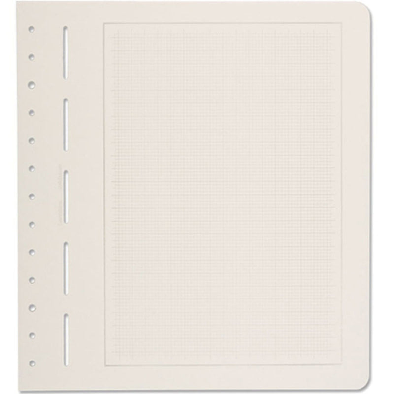 Leuchtturm Primus A Blank Grid Album Pages 50pk (Light Grey)