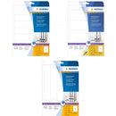 Herma File Spine Inkjet Labels A4 25pc (White)