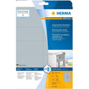 Herma Rating Plate Labels A4 25pc (Silver)