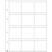 Leuchtturm M12K Optima Coin Sheets 5pk (Clear)