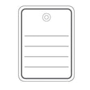 Herma Stringless Merch Tags with Eyelet 1000pc