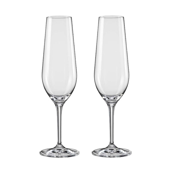 Bohemia Amoroso Flute Champagne Glass 200mL (Set of 2)