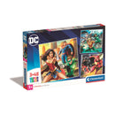 Square DC Comics Justice League Puzzles 3x48pcs