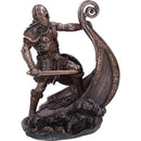 Halvor Viking Longship Figurine 24cm