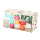 Mushroom Unscented Shaped Candles (Set of 3)