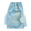 The Moon Vintage Tarot Velvet Drawstring Bag