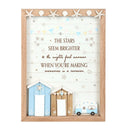The Stars Seem Brighter 3D Shell Caravan Plaque