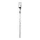 Jasart Taklon Short Flat Brush (White)