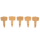 Caharin Veggie Marker Terracotta Set von 5
