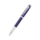 100 blau lackierter/verchromter Stift