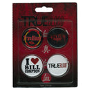 True Blood Anstecker 4er Set